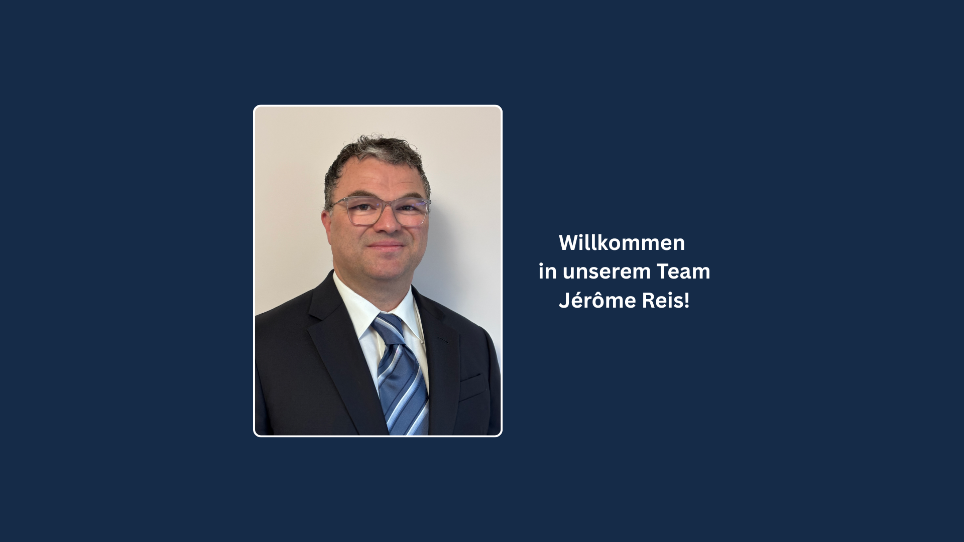 Willkommen in unserem Team Jérôme Reis 1