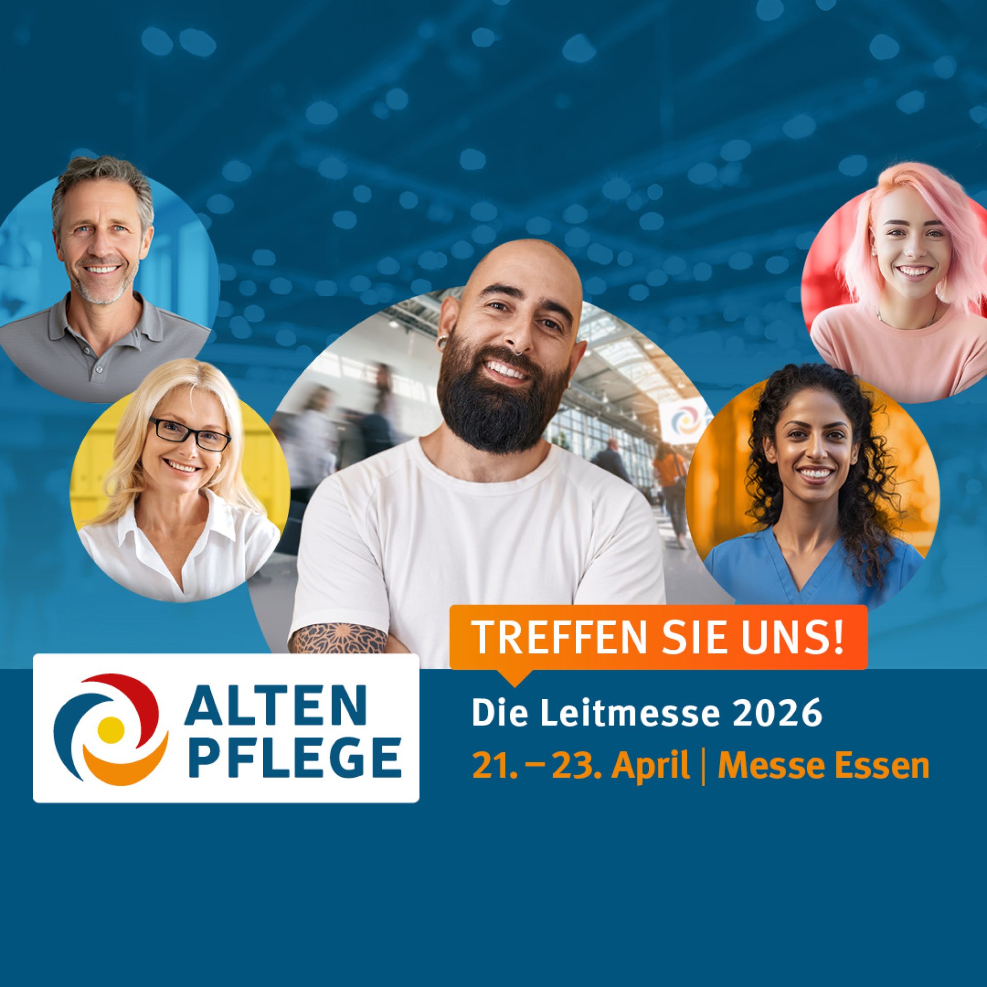 Altenpflege 2026 de some treffen sie uns 1080x1080px
