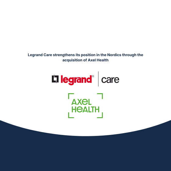 Website Legrand Care strengthens its position in the Nordics through the acquisition of Axel Health 2