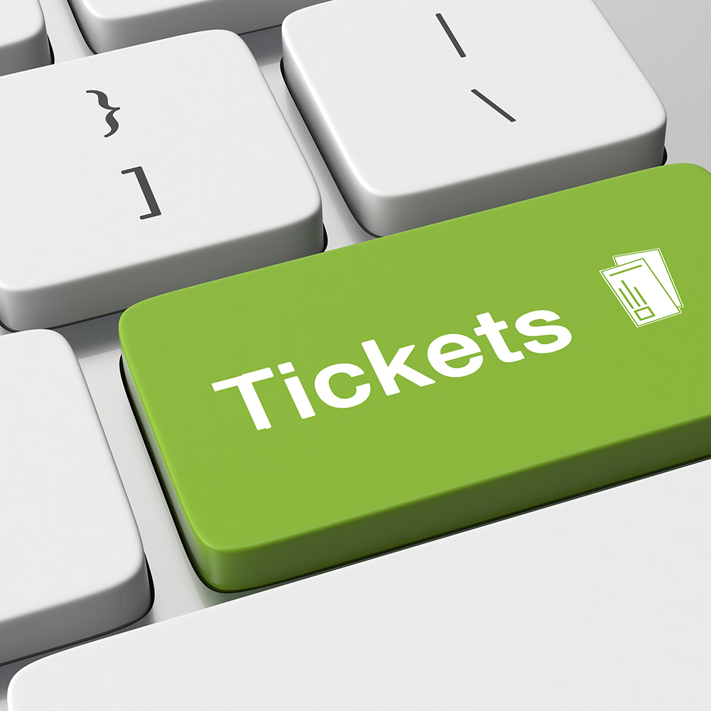 Online Ticket per E-Mail anfordern